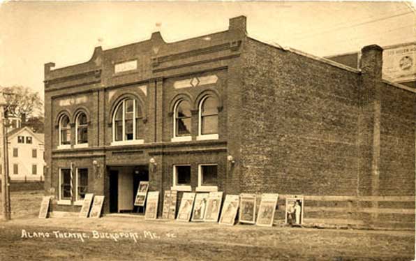 The Alamo Theatre. Image via Town of Bucksport, Maine. 