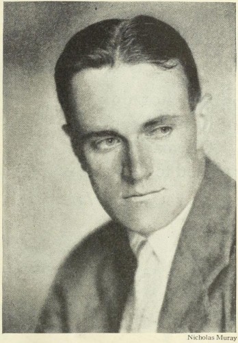 Photo taken by Nicolas Muray of 35 year old Russell T Ervin, Jr. in Photoplay, Sept. 1928, 69.