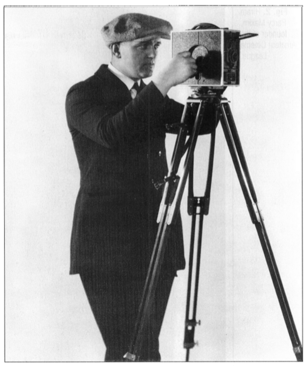 "Harris B. Tuttle, Engineer and pioneer 16mm filmmaker, with the Cine-Kodak." Kattelle, Alan D., Kattelle, Alan D. “The Amateur Cinema League and its films.” Film History, 15, no. 2 (June 2003): 239. 